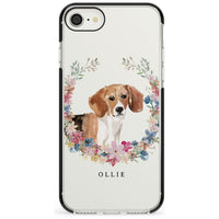 Personalised Beagle Floral Portrait
