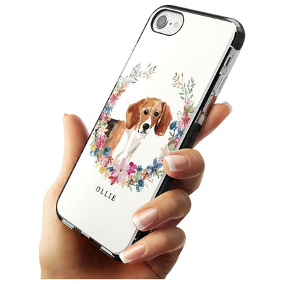 Personalised Beagle Floral Portrait