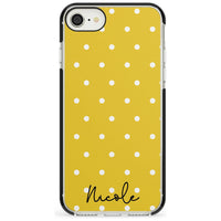 Personalised Yellow Polka Dot