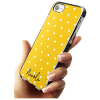 Personalised Yellow Polka Dot