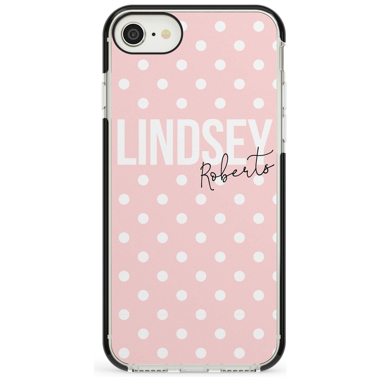 Personalised Pink Polka