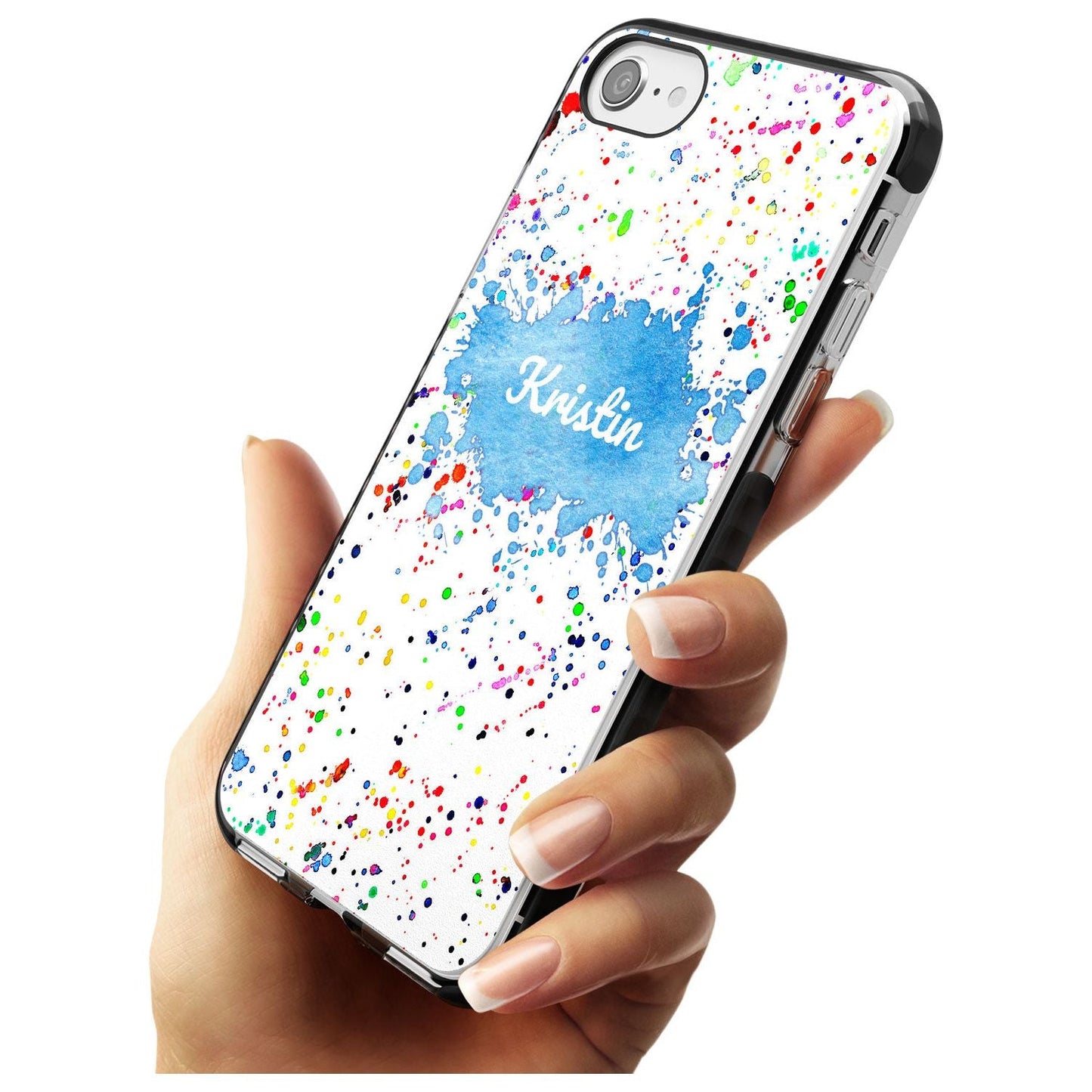 Personalised Rainbow Splatter Name