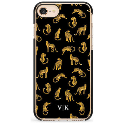 Personalised Gold Cheetah Pattern