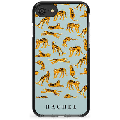 Personalised Turquoise Tiger Pattern