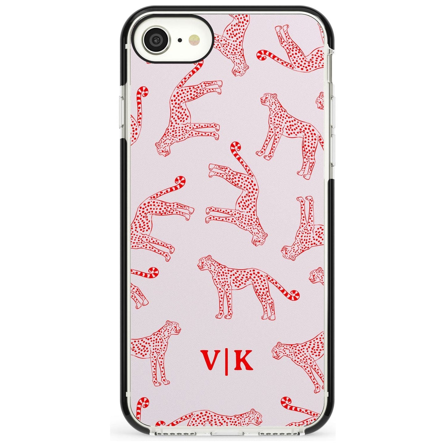 Guépard rouge et rose personnalisé