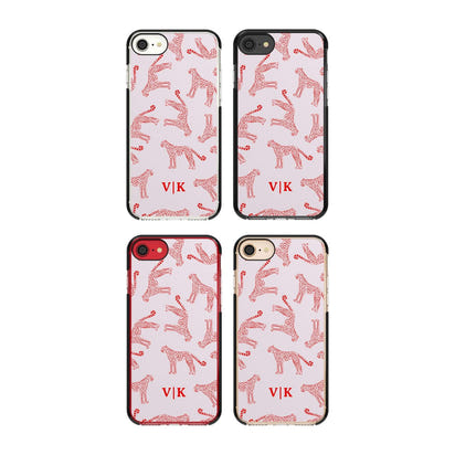 Guépard rouge et rose personnalisé