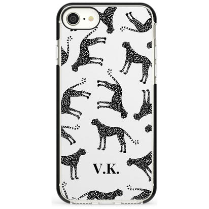Personalised Black & White Cheetah Pattern