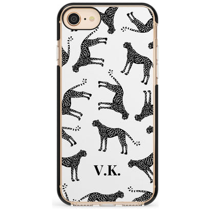 Personalised Black & White Cheetah Pattern