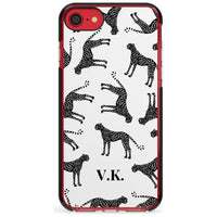Personalised Black & White Cheetah Pattern