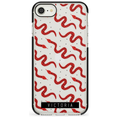 Personalised Red Snake Pattern
