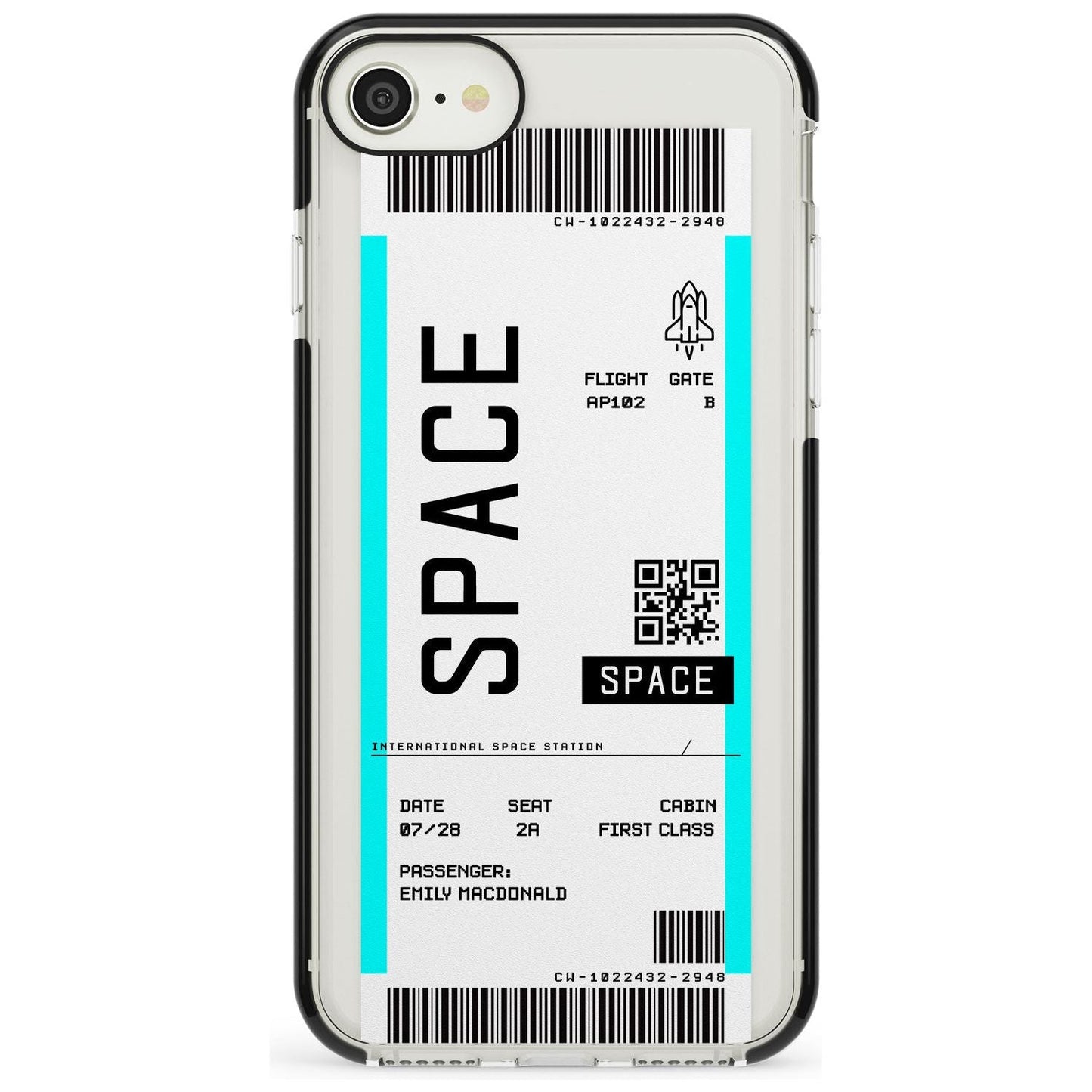 Personalised Space Travel Ticket