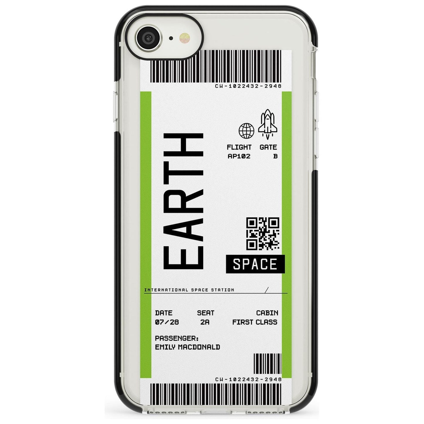 Personalised Earth Travel Ticket