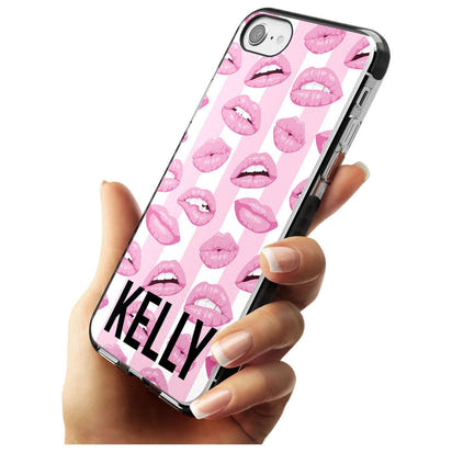 Personalised Pink Stripes & Lips