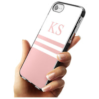 Personalised Pink Stripes & Initials