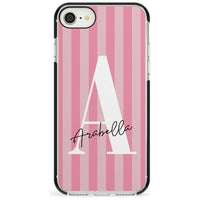 Personalised Pink Stripes Initial