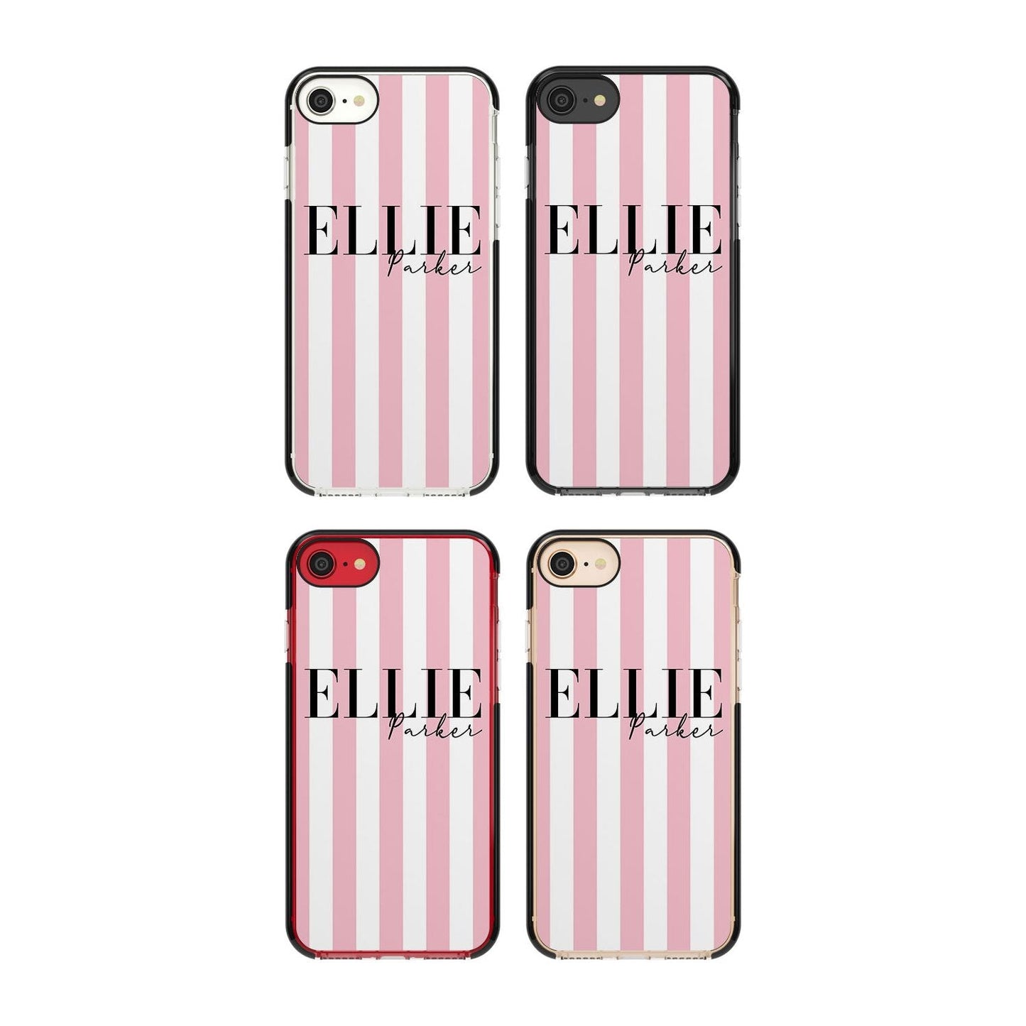 Personalised Pink Stripes