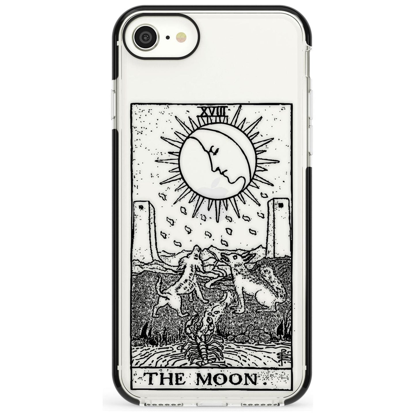 Personalised The Moon Tarot Card (Clear)