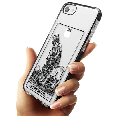 Personalisierte Stärke-Tarotkarte (Transparent)