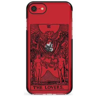 Personalisierte Tarotkarte „Die Liebenden“ (Transparent)