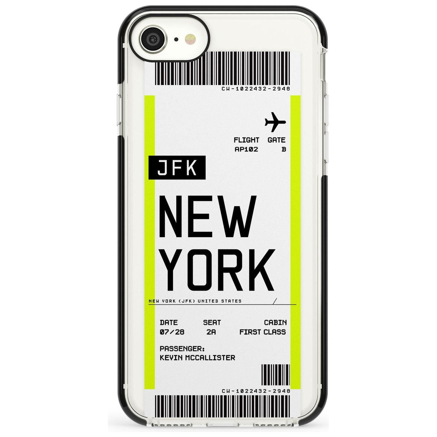 Personalised New York Boarding Pass