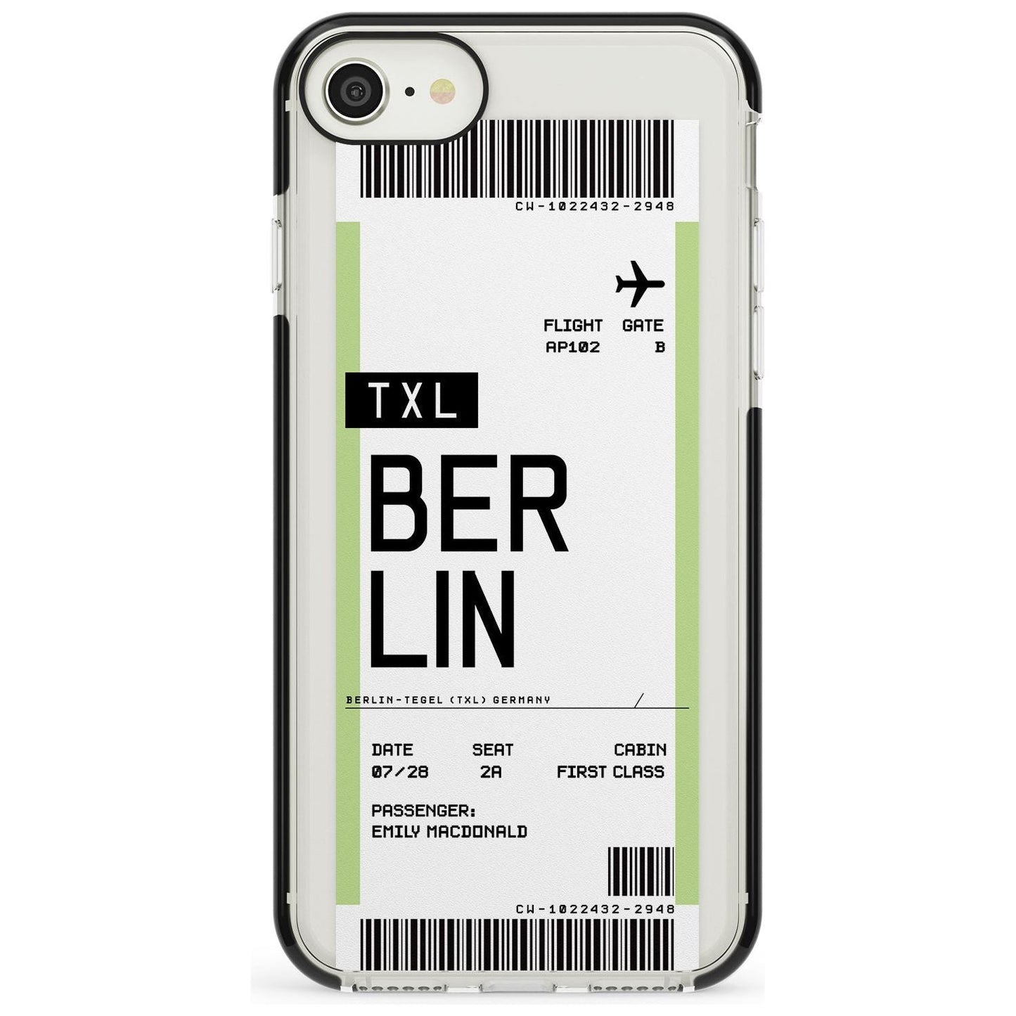 Personalised Berlin Boarding Pass