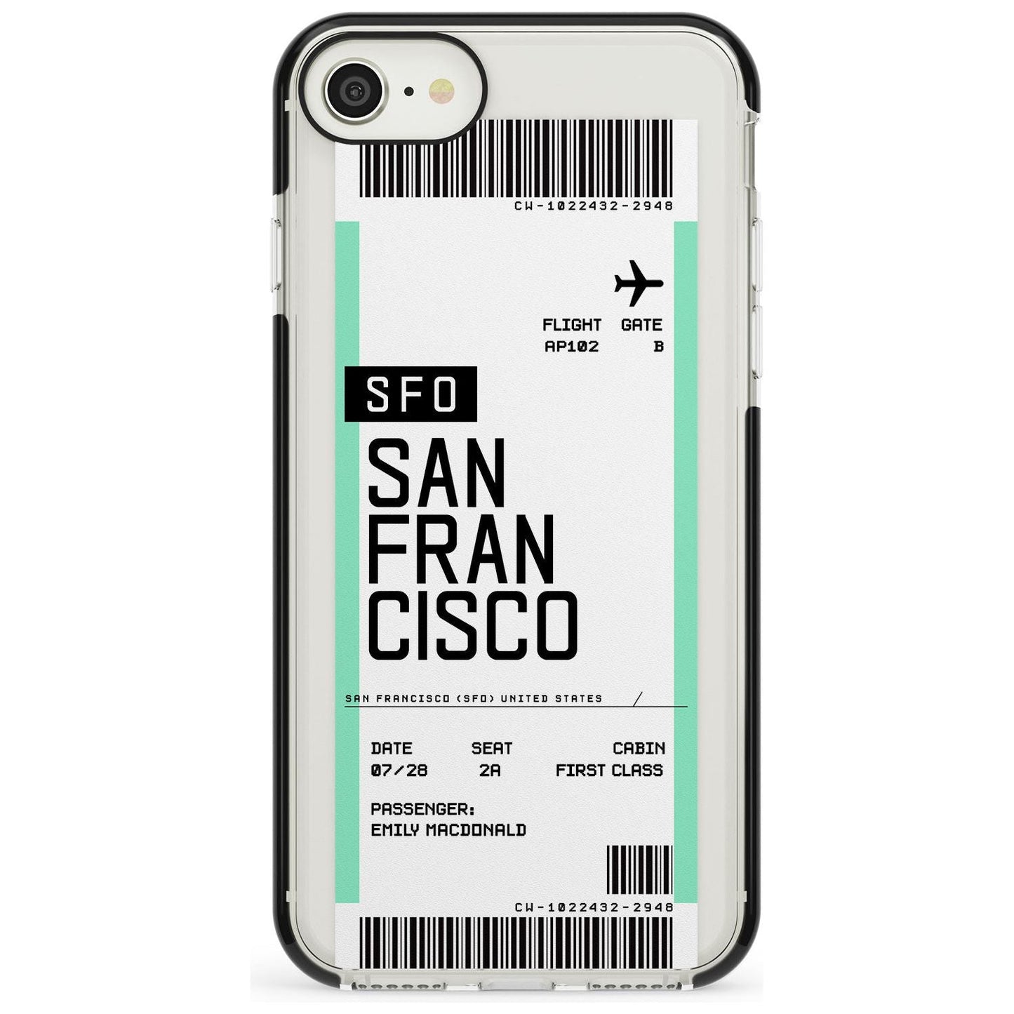 Personalised San Francisco Boarding Pass