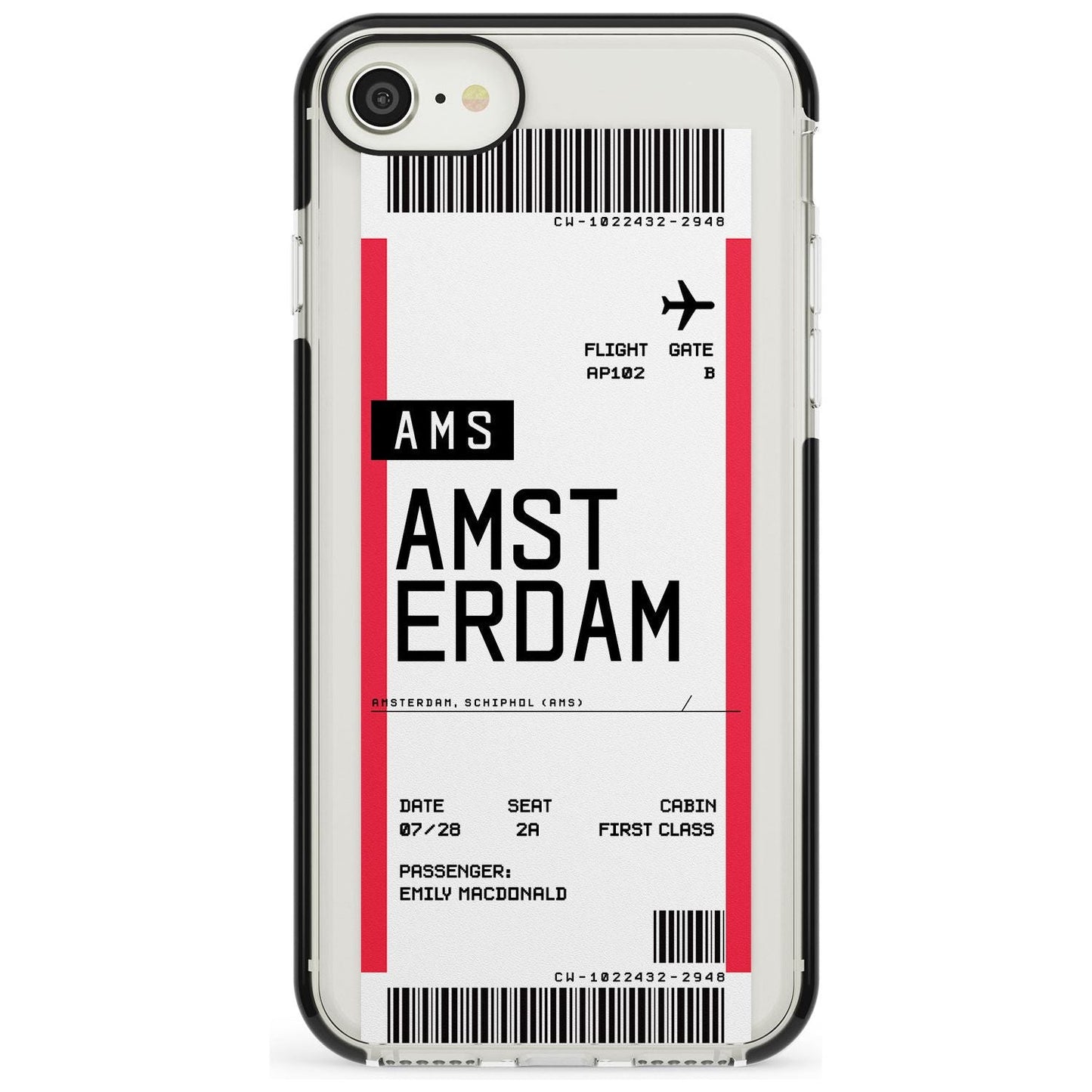 Personalised Amsterdam Boarding Pass