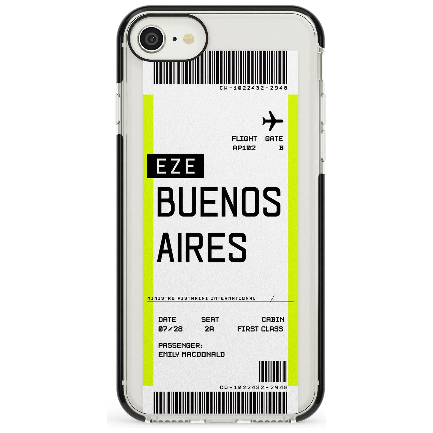 Personalised Buenos Aires Boarding Pass