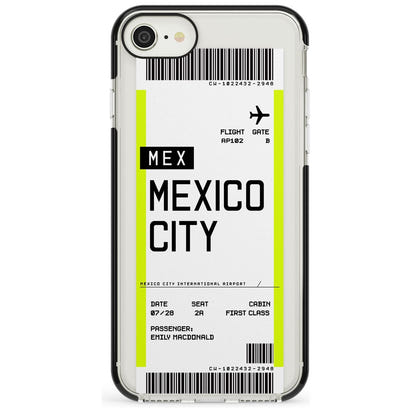 Carte d'embarquement personnalisée pour Mexico