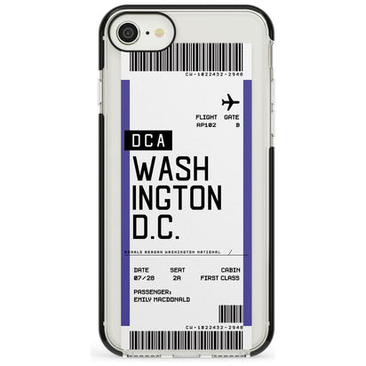 Personalised Washington D.C. Boarding Pass