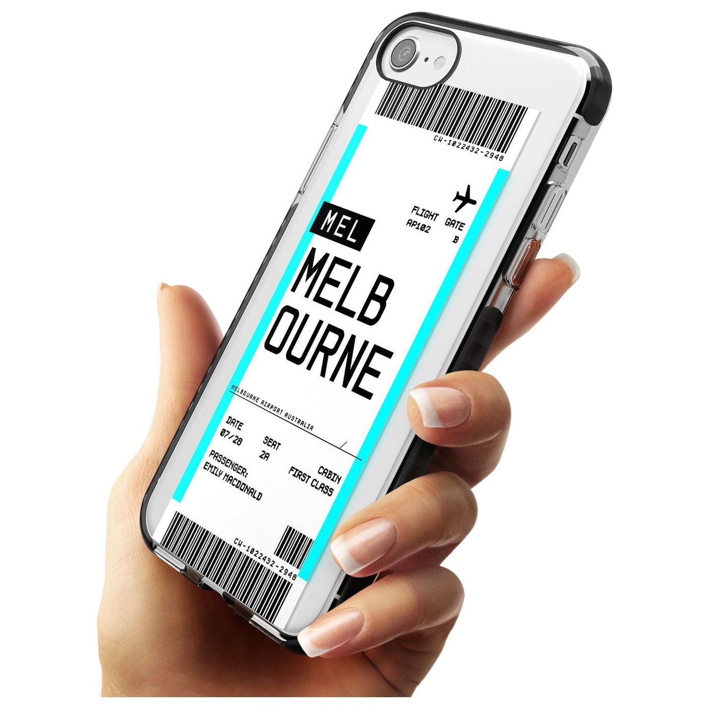 Personalised Melbourne Boarding Pass