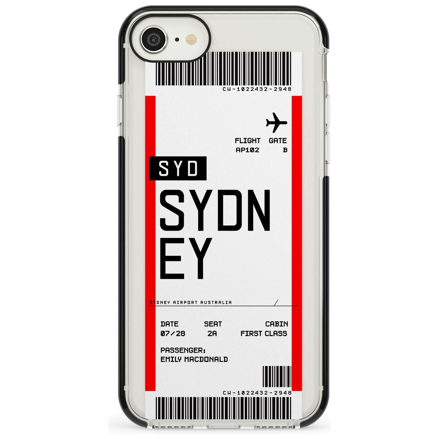 Personalised Sydney Boarding Pass