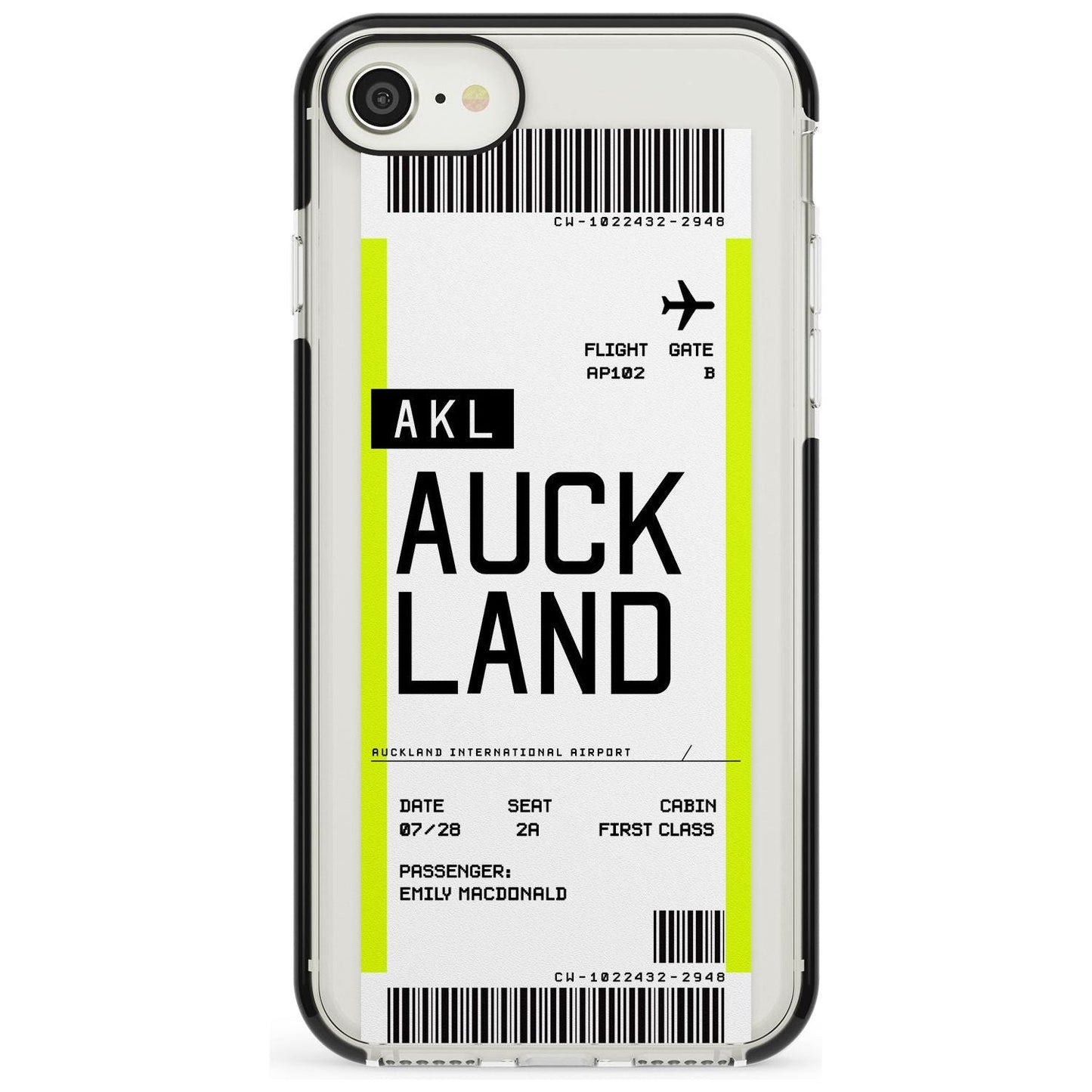 Personalised Auckland Boarding Pass