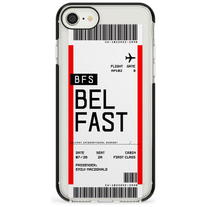 Personalised Belfast Boarding Pass
