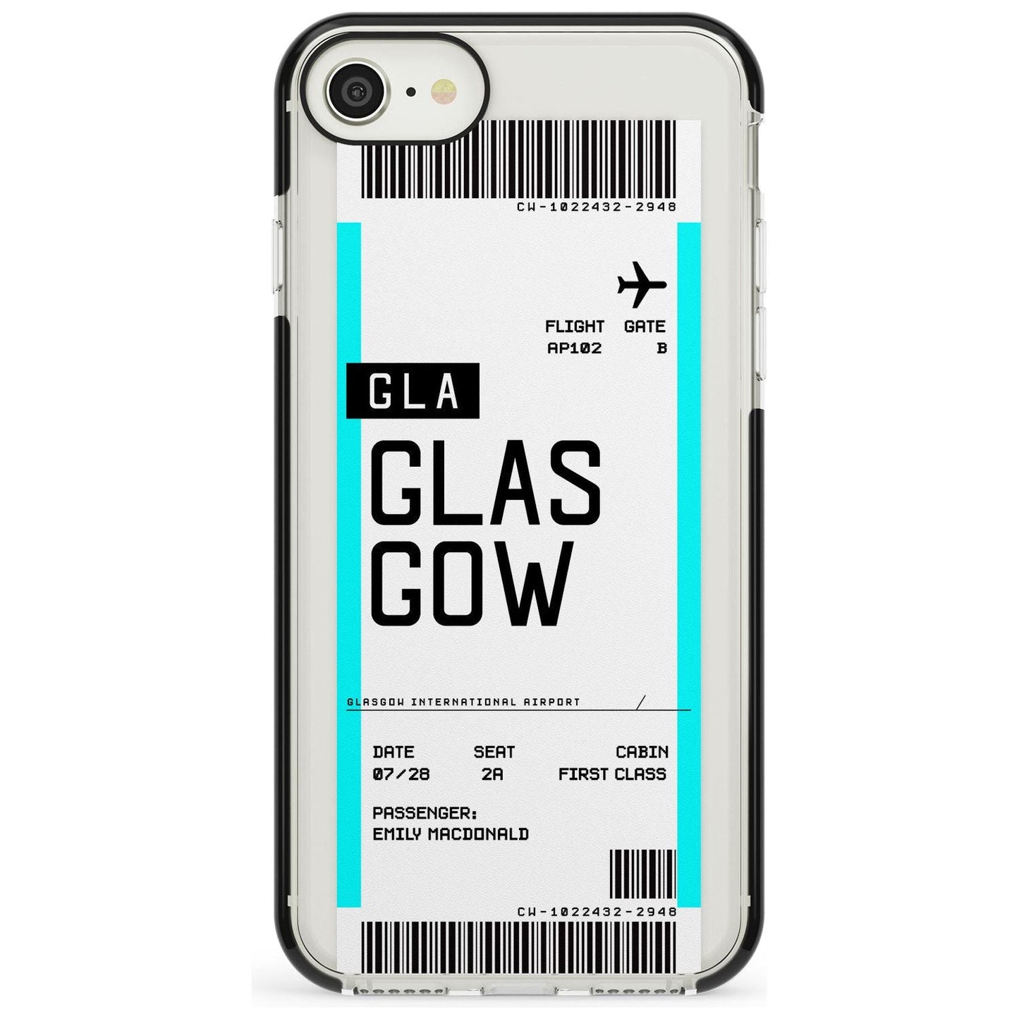 Personalised Glasgow Boarding Pass