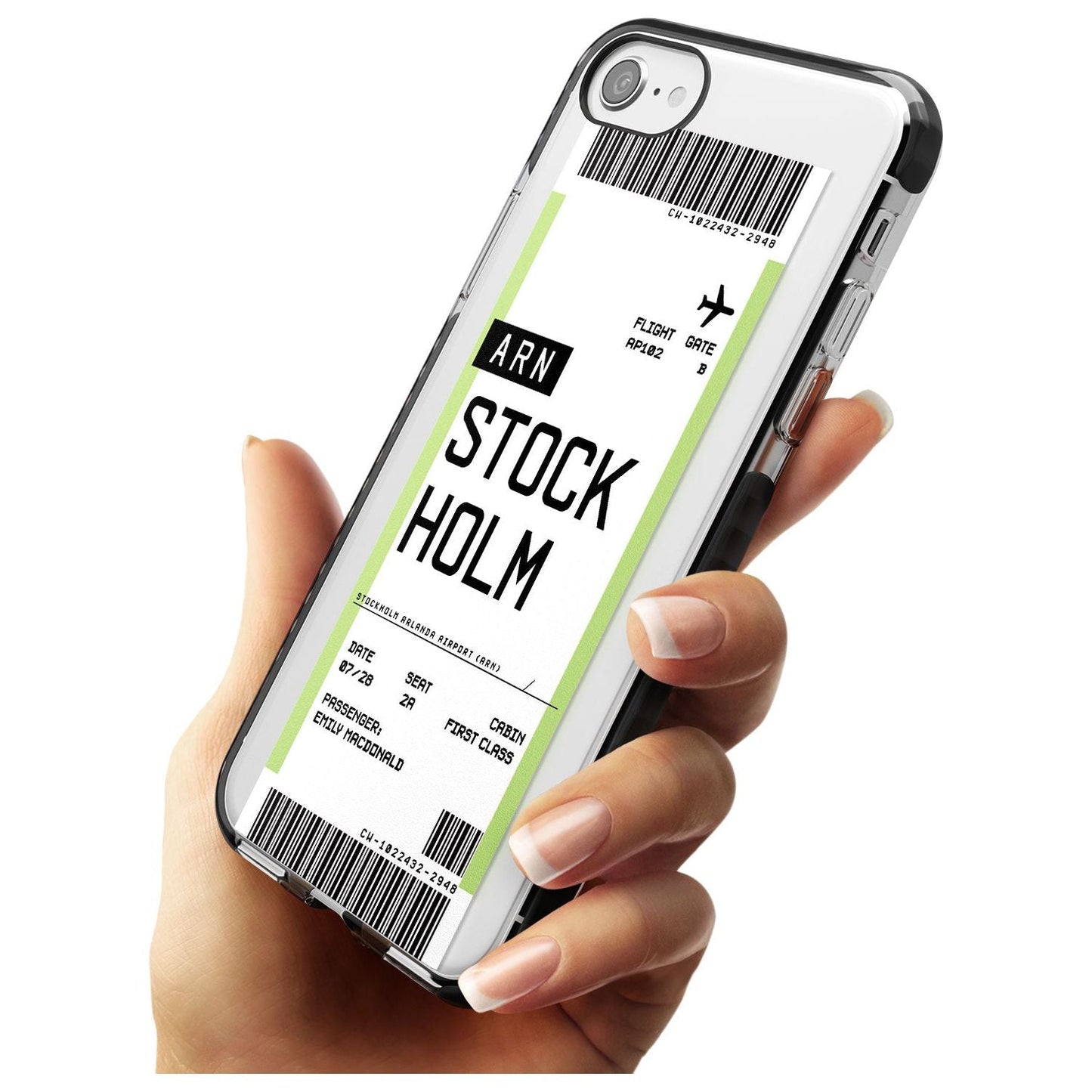 Personalised Stockholm Boarding Pass