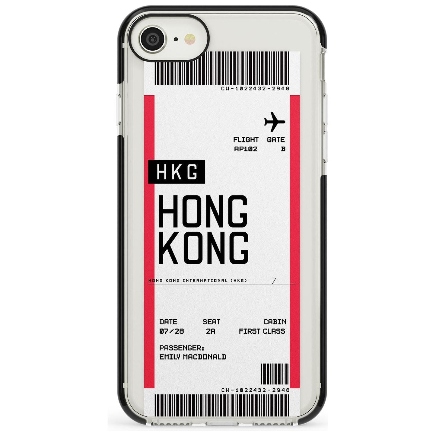 Personalised Hong Kong Boarding Pass