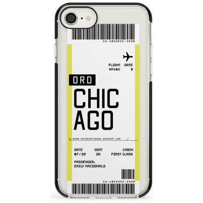 Personalised Chicago Boarding Pass