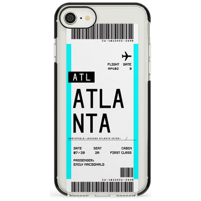 Personalisierte Atlanta-Bordkarte