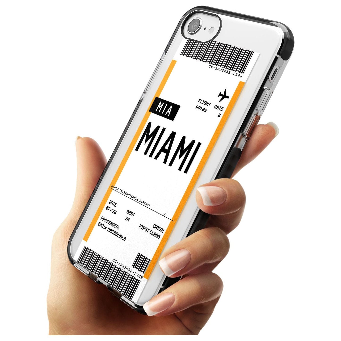 Personalised Miami Boarding Pass