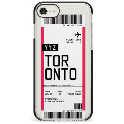 Personalised Toronto Boarding Pass
