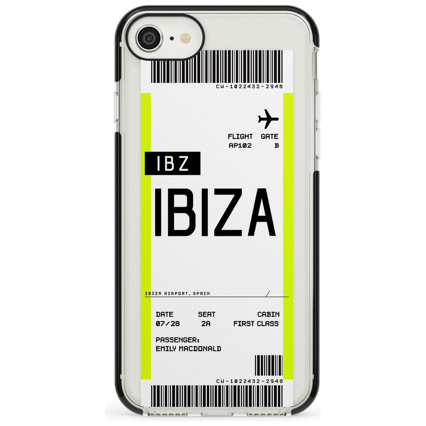 Personalised Ibiza Boarding Pass