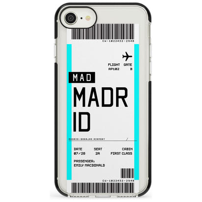 Personalised Madrid Boarding Pass
