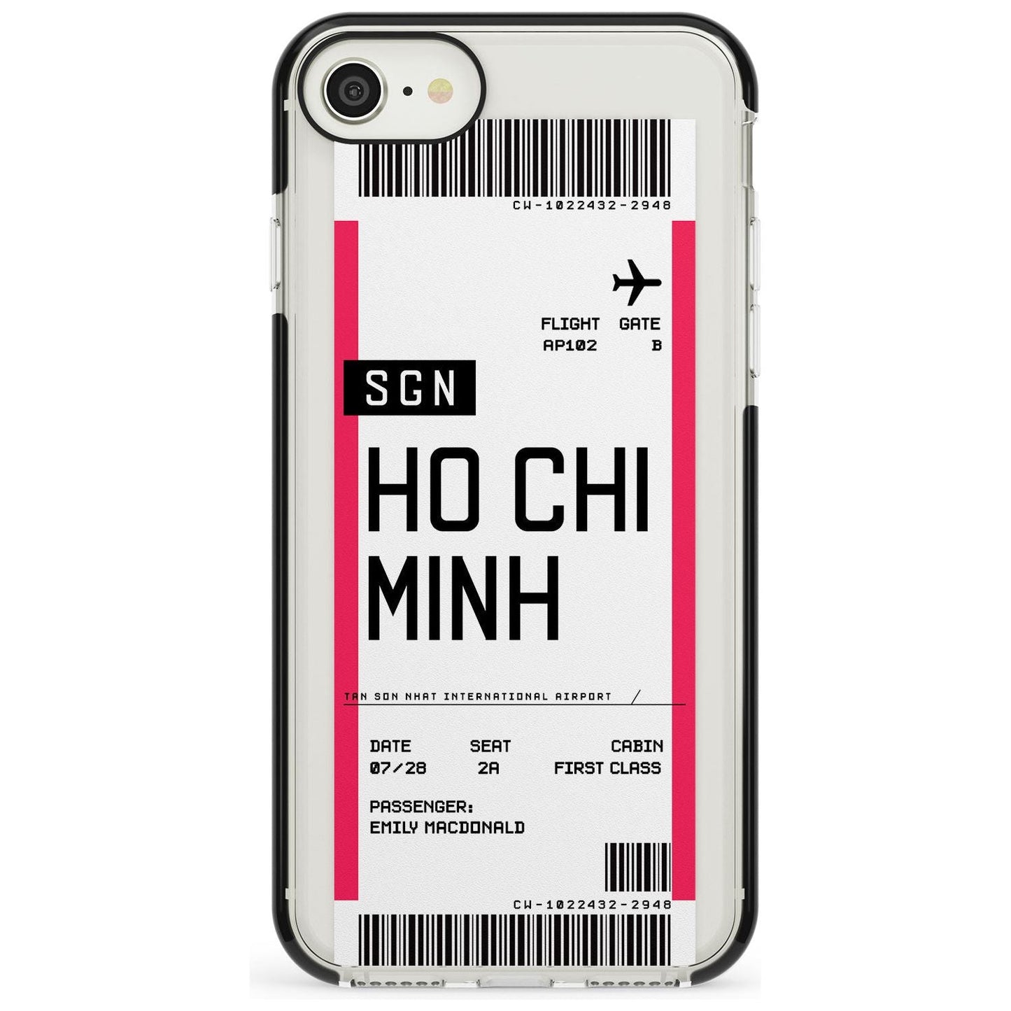 Personalised Ho Chi Minh Boarding Pass