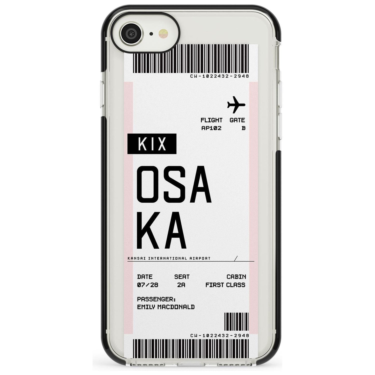 Personalised Osaka Boarding Pass