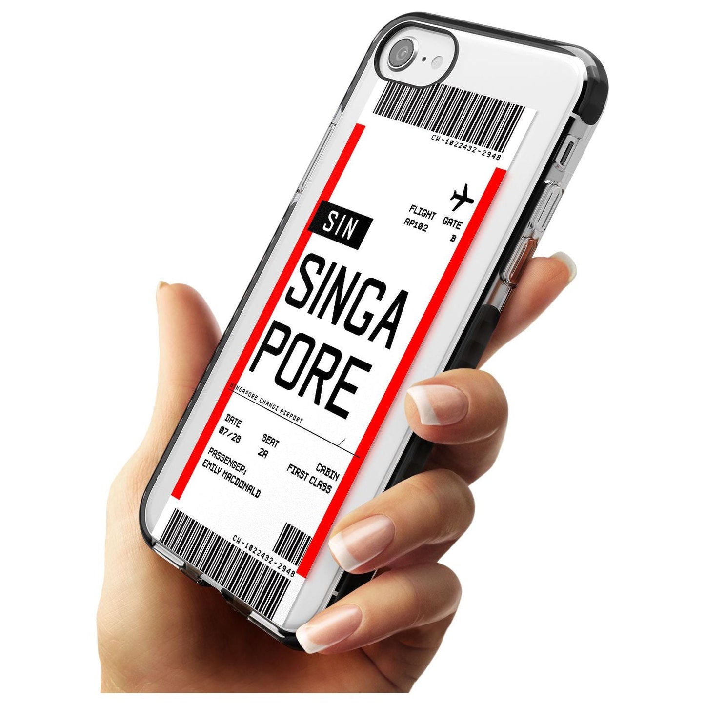 Personalised Singapore Boarding Pass