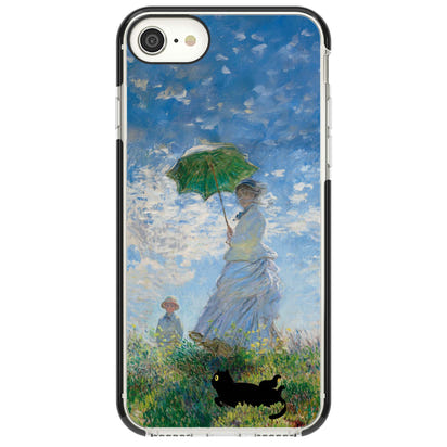 Cat with Monet's Parasol Lady