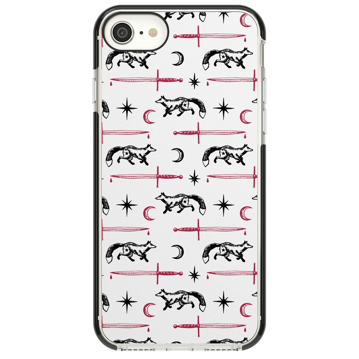 Motif renard et lame