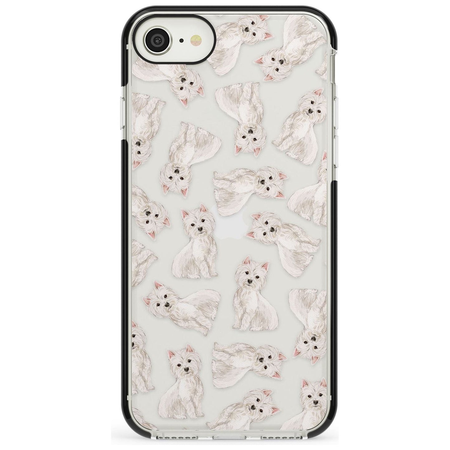 Motif de chien Westie