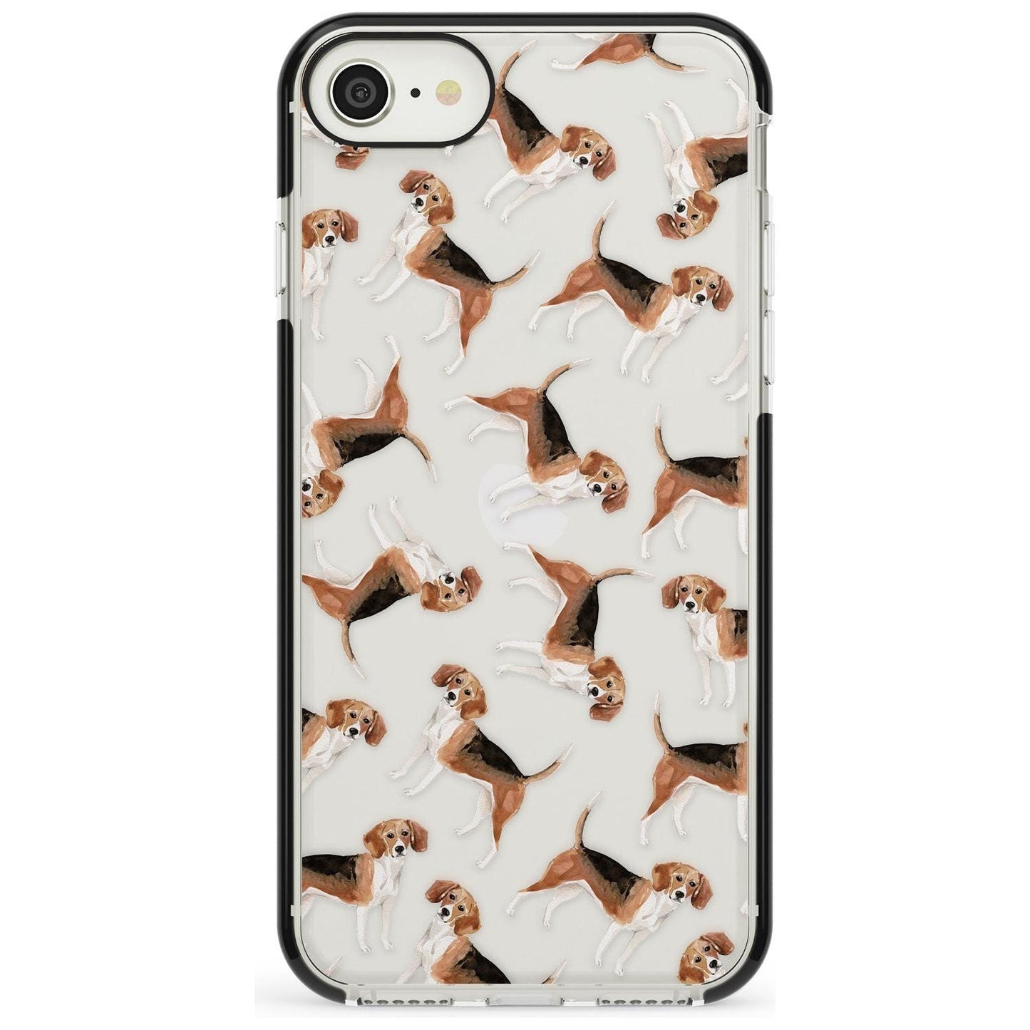 Beagle Watercolor Pattern